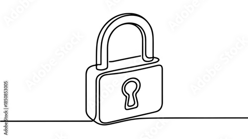 The primary function of this graphic is as an icon representing security, privacy, and protection in digital contexts,