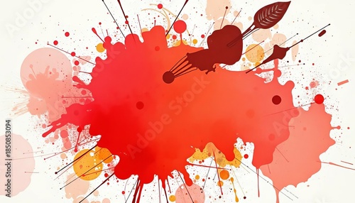 Abstract splatters and smudges in muted, earthy colors evoke a raw, unfiltered aesthetic,  smudge,  creative