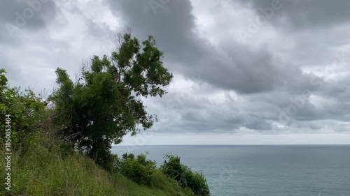A Moment of Silence by the Ocean