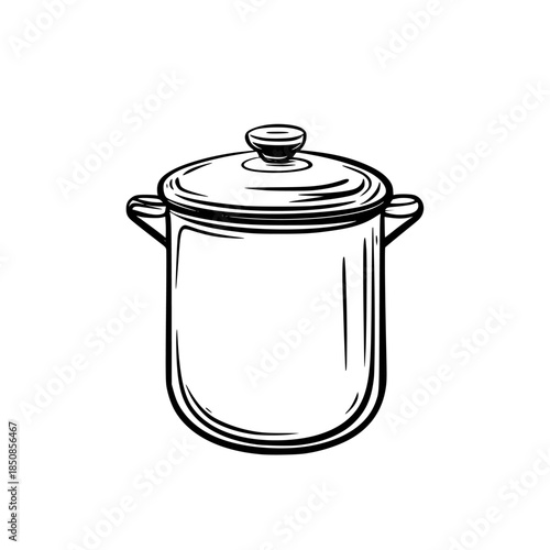 Antique Elegance - Buttermilk Churn | Clean, isolated vector art for creative projects.