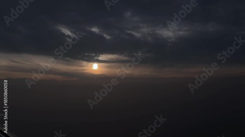 Travel Indian airlines night and day flight from Delhi airport to Srinagar Kashmir destination featuring Airbus cabin window views cloudy skies.