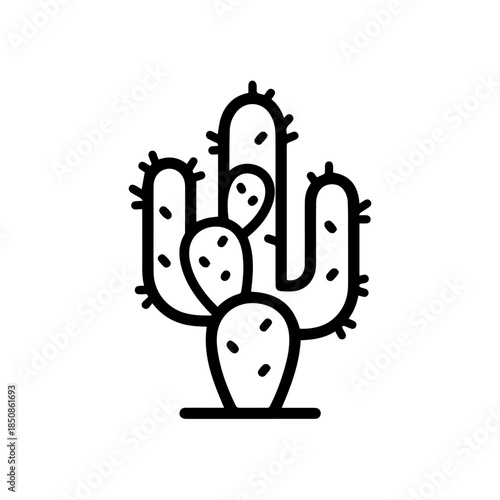 Illustrated cactus plant