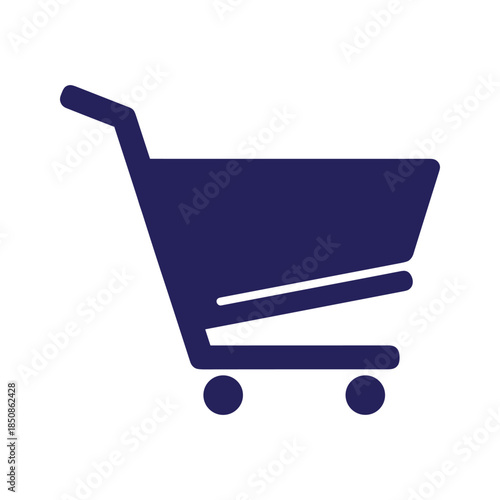 Blue Shopping Cart Icon
