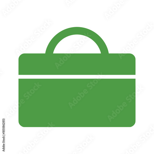 Green Briefcase Icon