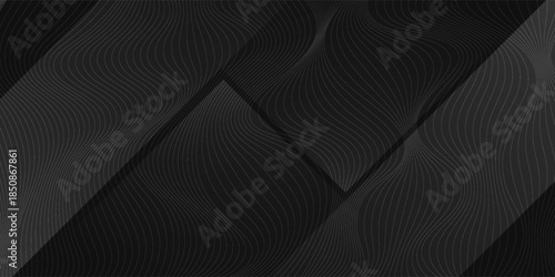 black white dark gray silver abstract pattern background. geometric shape. line triangle angle fold polygon diamond 3d. gradient. rough grain noise. light shadow. matte shimmer. design. minimum.