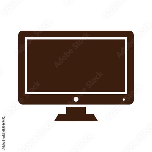 Computer monitor icon