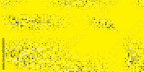PrintYellow confetti seamless pattern. Golden glitter dot repeating background. Gold polka dot repeated wallpaper. Celebration Christmas, New Year or birthday party decoration.