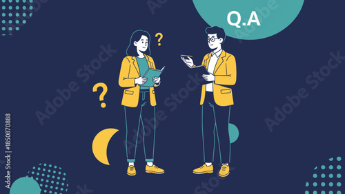 Professional Businesspeople Engaged in a Question and Answer Session During a Meeting