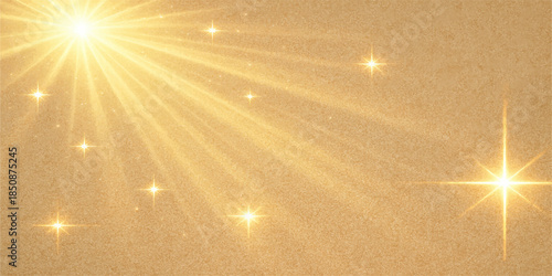 Abstract light and star background showing a fast car moving through city traffic on a night highway with motion blur and clouds in the sky