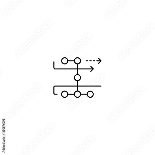 Timeline-icon-make-a-very-nice-line-art-Vector Illustration.
