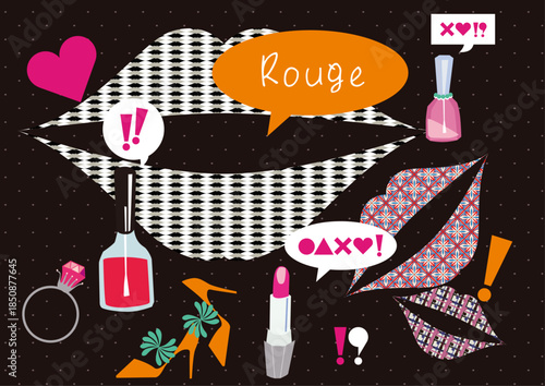 ファッションのイメージ素材　デザイン背景