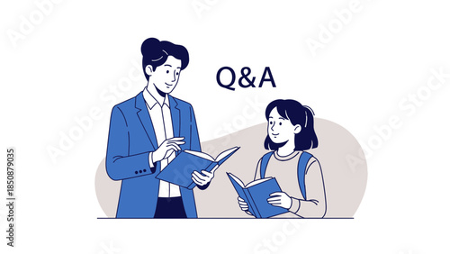 Educational Interaction Between a Teacher and Student During Question and Answer Session