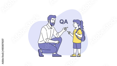 Parent and Child Interaction During Quality Assurance Conversation in Educational Environment