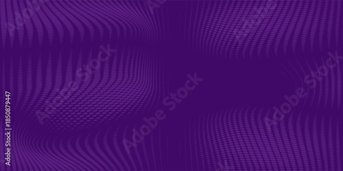 Light purple wave abstract background. Gradient. The surface texture of the fabric is firm. Dark colored background with space for design. Plum eggplant color