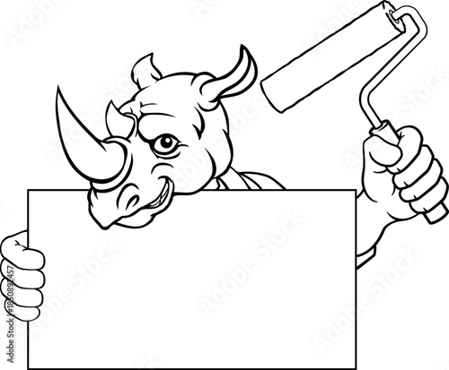A rhino painter decorator h...