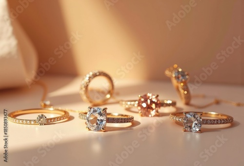 Elegant Minimalist Jewelry Collection Refined Accessories Timeless Gemstone Artistry Intricate Craftsmanship Premium Materials Alone