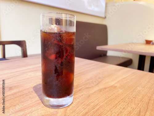 グラスに入ったアイスコーヒー