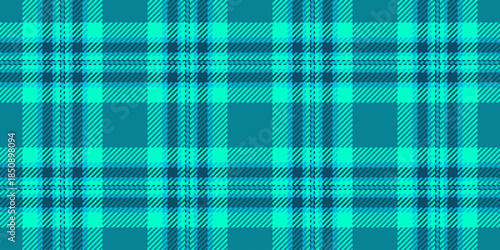 Decoration seamless texture background, celebrate vector pattern plaid. Size textile check fabric tartan in cyan and bright colors.