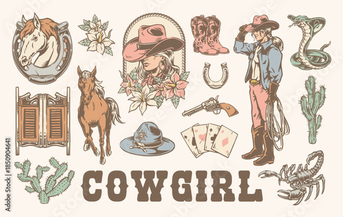 Cowgirl culture and symbols
