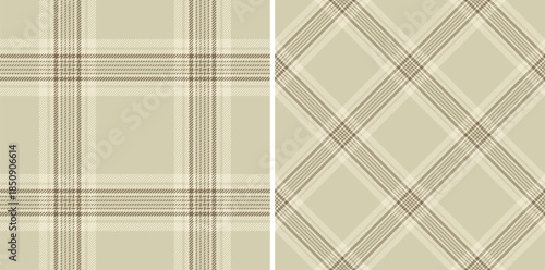 Fabric seamless tartan of check background plaid with a textile vector texture pattern. Set in skin colors for interior design inspiration.