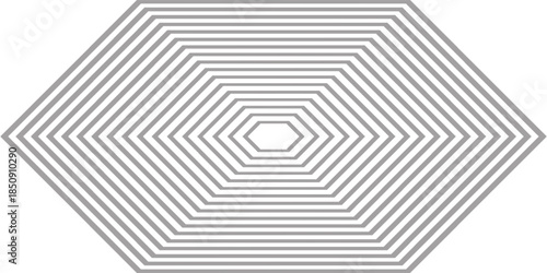 Optical art background hexagon black and white,eps.10