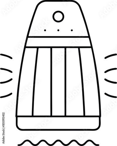 air purifier   air purifier   line art vector illustration on transparent background