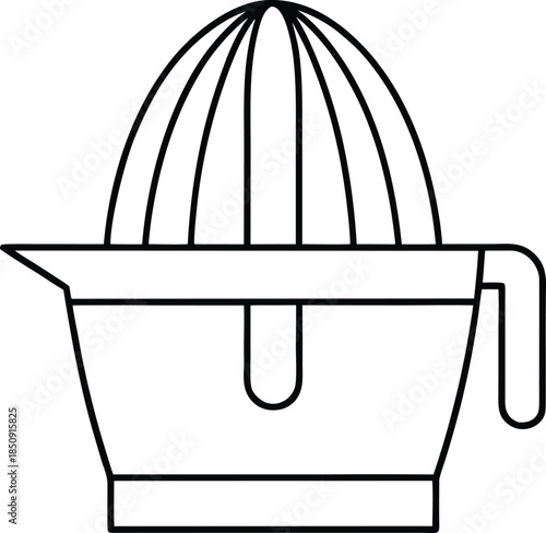 juicer   line art vector illustration on transparent background
