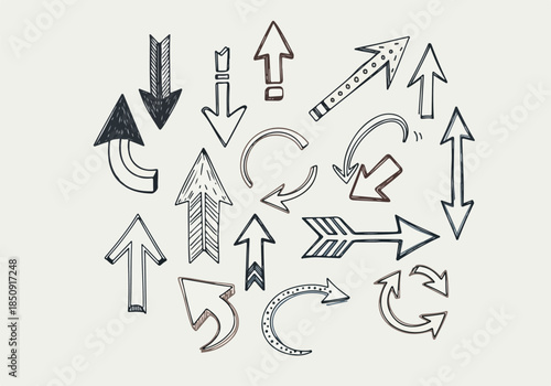 Sketchy Arrows Hand-Drawn Directional Elements for Creative Projects