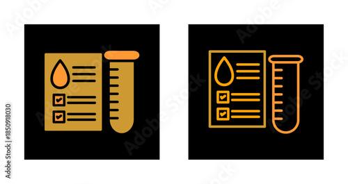 Blood Test Icon Design