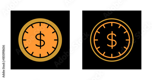 Time is Money Icon Design