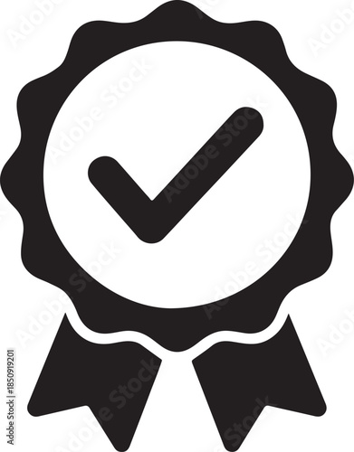 Approval stamp icon representing authorization, verification, and official acceptance for business use.