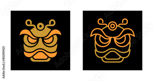 Dragon Dance Icon Design