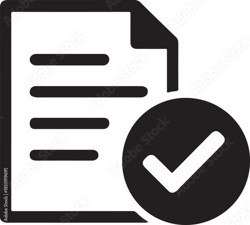 Compliance icon representing rules, regulations, standards, and corporate or legal adherence concepts.