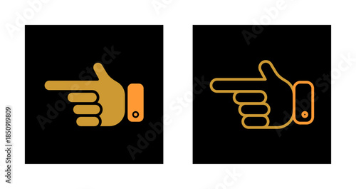 Hand Pointer Icon Design