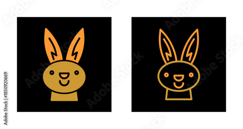 Easter Bunny Icon Design