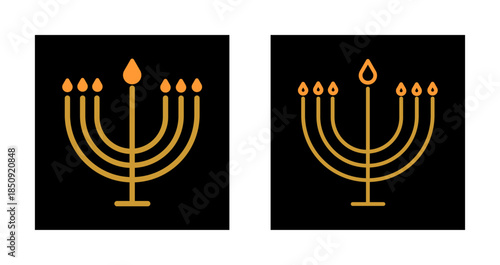 Hanukkah Icon Design