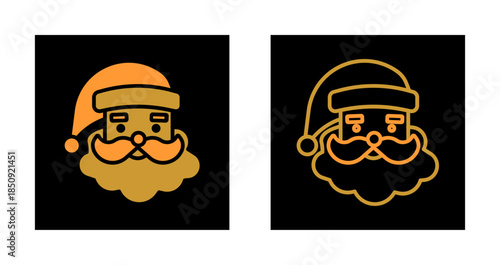 Santa Claus Icon Design