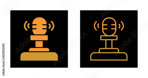 Gaming Microphone Icon Design