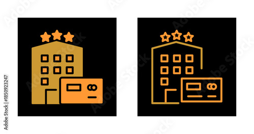 Hotel Loyalty Program Icon Design