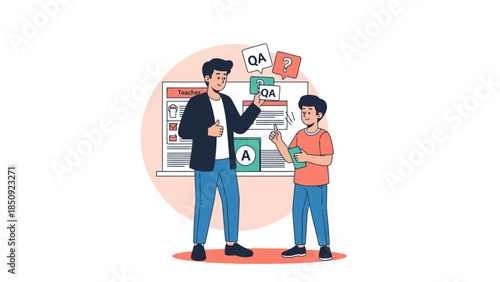 Educational Interaction Between Teacher and Student in Classroom Setting Emphasizing Learning and