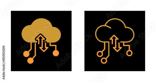 Cloud Computing Icon Design