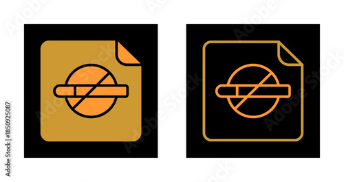 Nicotine Patch Icon Design
