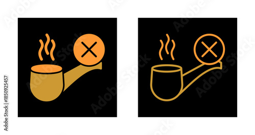 No Cigar Icon Design