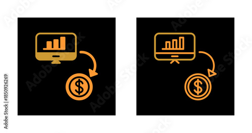Money Flow Icon Design