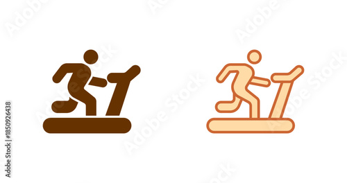 Treadmill Vector Icon