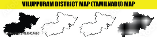Viluppuram District Map Illustrations