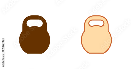 Kettlebell Vector Icon