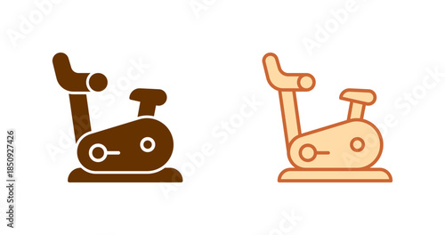 Exercise Bike Vector Icon