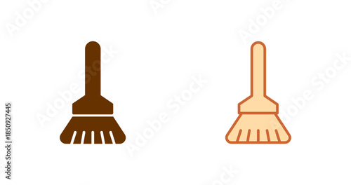 Broom Vector Icon