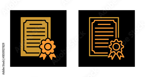 Certificate Icon Design